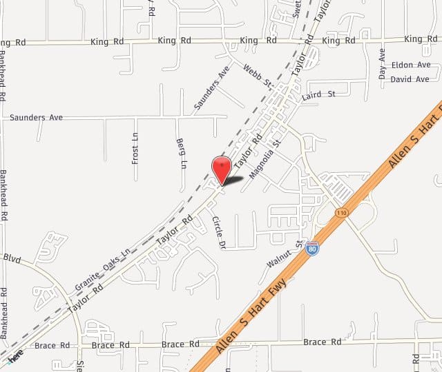 Location Map: 3793 Taylor Road Loomis, CA 95650